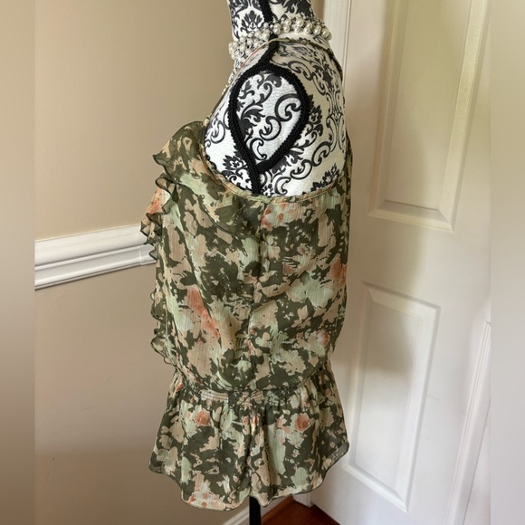 Mudd, sleeveless, flounce/boho top, size Lg - Picture 5 of 8